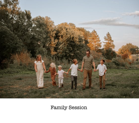 Image of Outdoor Family Session Retainer