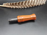 Image 2 of Crow Call made from Redheart and Wenge