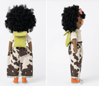 Image 2 of Emily Handmade Linen Tea Party Doll  (PREORDER ITEM - SHIP DATE ON OR BEFORE MAY  30TH, 2026)