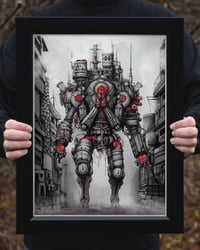 Image 1 of "The Herald of the Machine God" - Fine Art Print