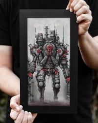 Image 2 of "The Herald of the Machine God" - Fine Art Print