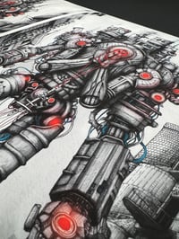 Image 4 of "The Herald of the Machine God" - Fine Art Print