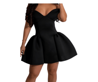 Noir Volume Dress 