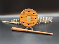 Image 1 of Pot Call made from Patagonian Rosewood. Glass over Slate #720