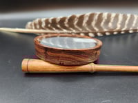 Image 3 of Pot Call made from Patagonian Rosewood. Glass over Slate #720