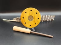 Image 1 of Quartersawn Osage Pot Call, Grey Slate over Glass 