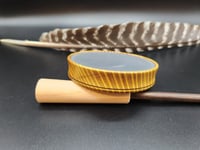 Image 2 of Quartersawn Osage Pot Call, Grey Slate over Glass 