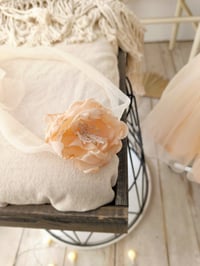 Image 4 of Toddler Tulle Dress Photo Prop – Betty (Light Peach)