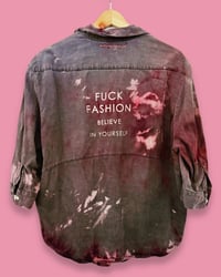 Image 2 of HANDGEFÄRBT ✘  HEMD ✘ IBIZA PRINT  ✘ VINTAGE  ✘ UPCYCLED