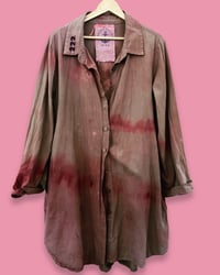 Image 3 of HANDGEFÄRBT ✘  HEMDKLEID ✘ IBIZA PRINT  ✘ VINTAGE  ✘ UPCYCLED