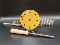 Image 2 of Quartersawn Osage Pot Call. Slate over Glass #705