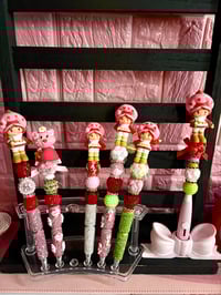 Image 2 of Strawberry shortcake beaded pen collection 🍓✨
