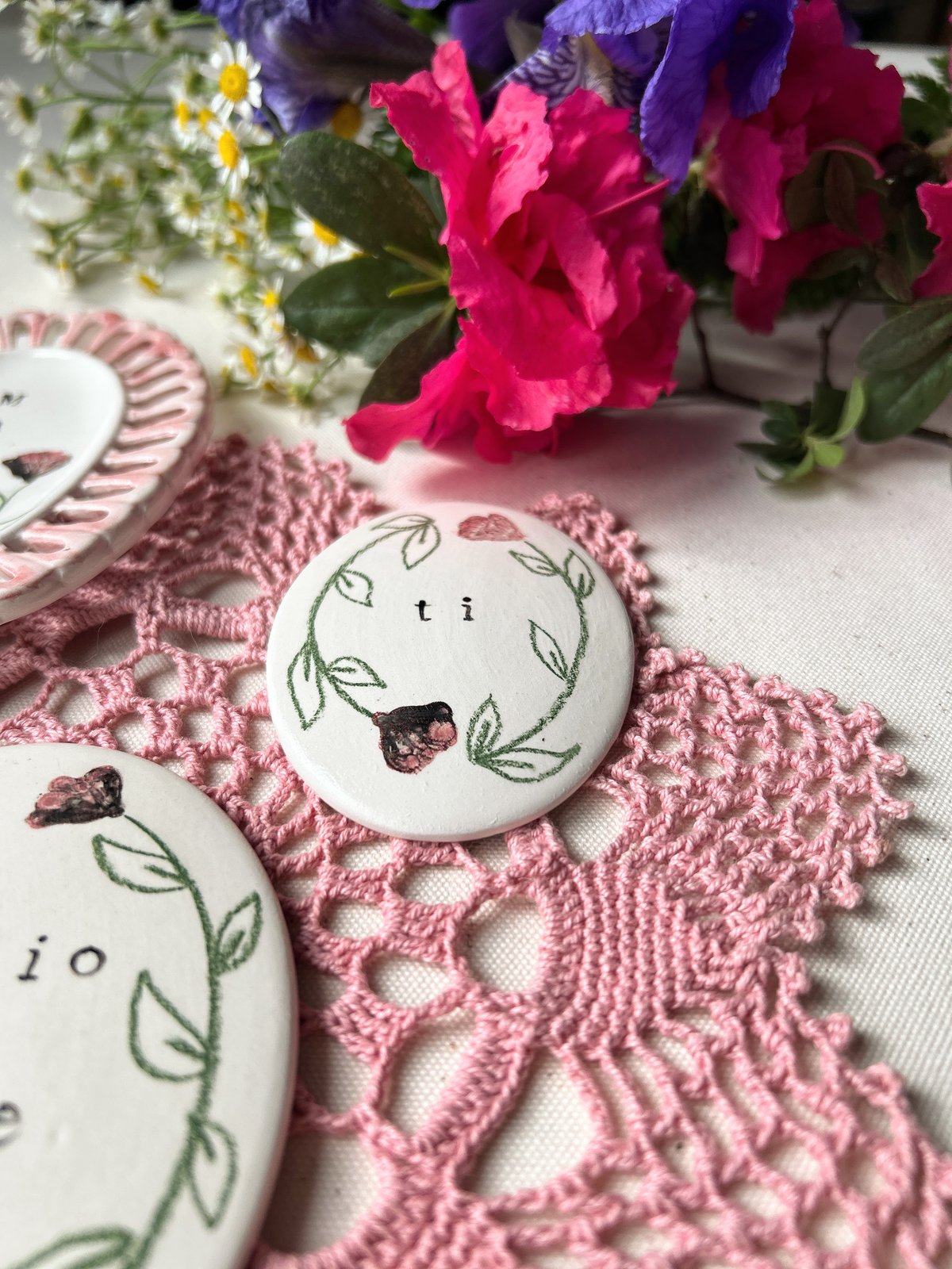  TRIS OVALINI - MAMMA, TI VOGLIO BENE ♥️