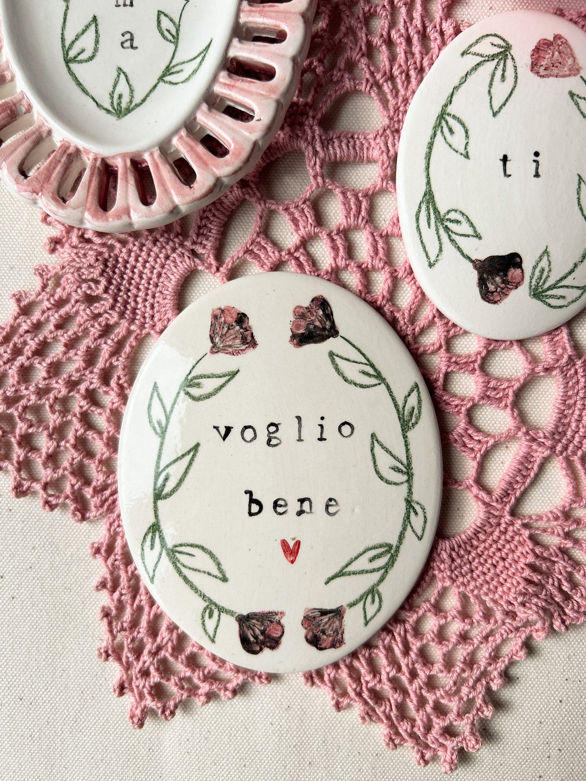  TRIS OVALINI - MAMMA, TI VOGLIO BENE ♥️