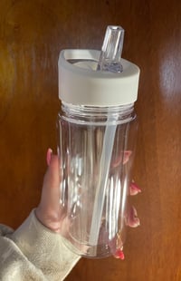 White 10 oz Kids Sippy Cup