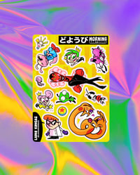 Saturday Morning Sticker Sheet