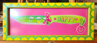 Framed Original Painting: Fashion Knife 2