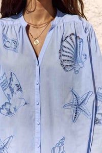 Image 10 of Blusa Boliane Azul