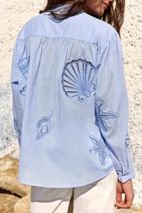 Image 11 of Blusa Boliane Azul