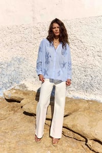 Image 9 of Blusa Boliane Azul