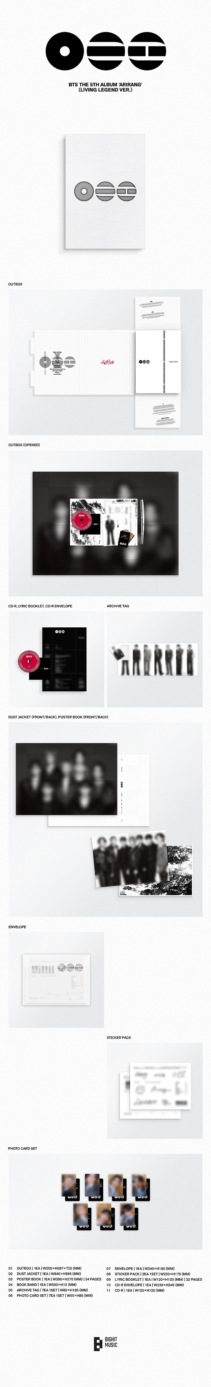 Image of BTS ‘ARIRANG’ + Living Legend Ver.