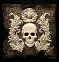 Ornate Skull Plaque 