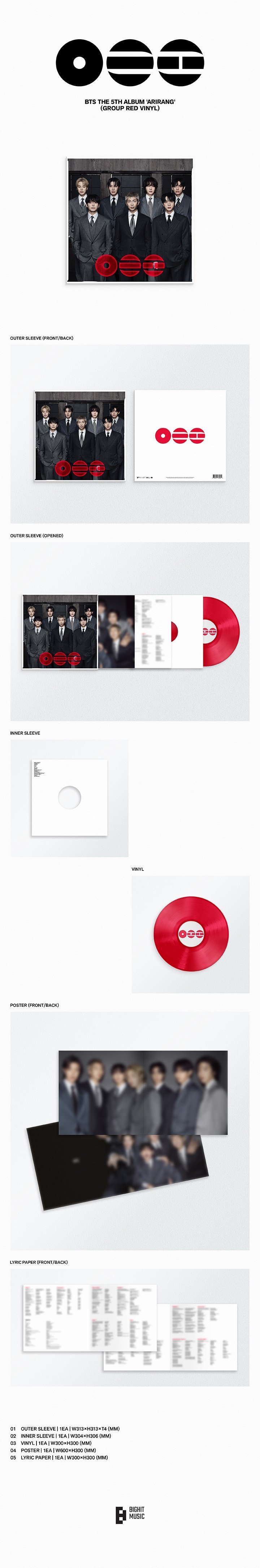 Image of BTS ‘ARIRANG’ Standard Vinyl Ver. 