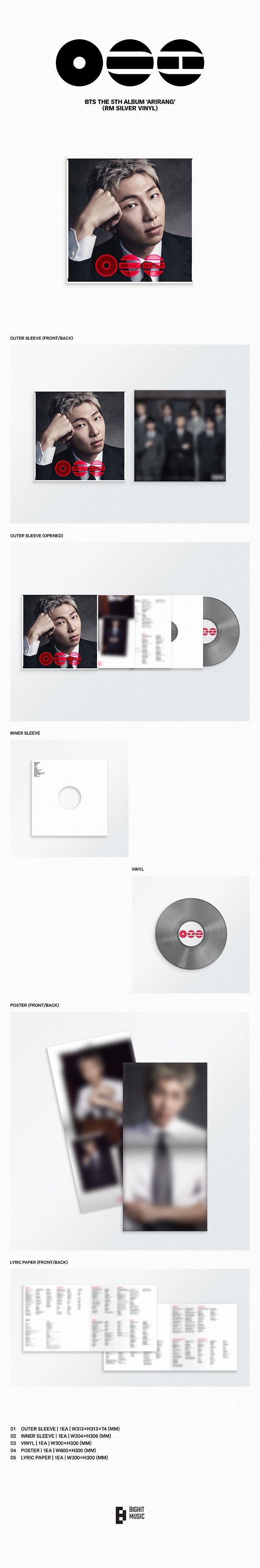 Image of BTS ‘ARIRANG’ Standard Vinyl Ver. 