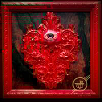 Large Ornate Framed Eye (Red)