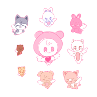 [IN-STOCK] SKZANGEL STICKER PACK