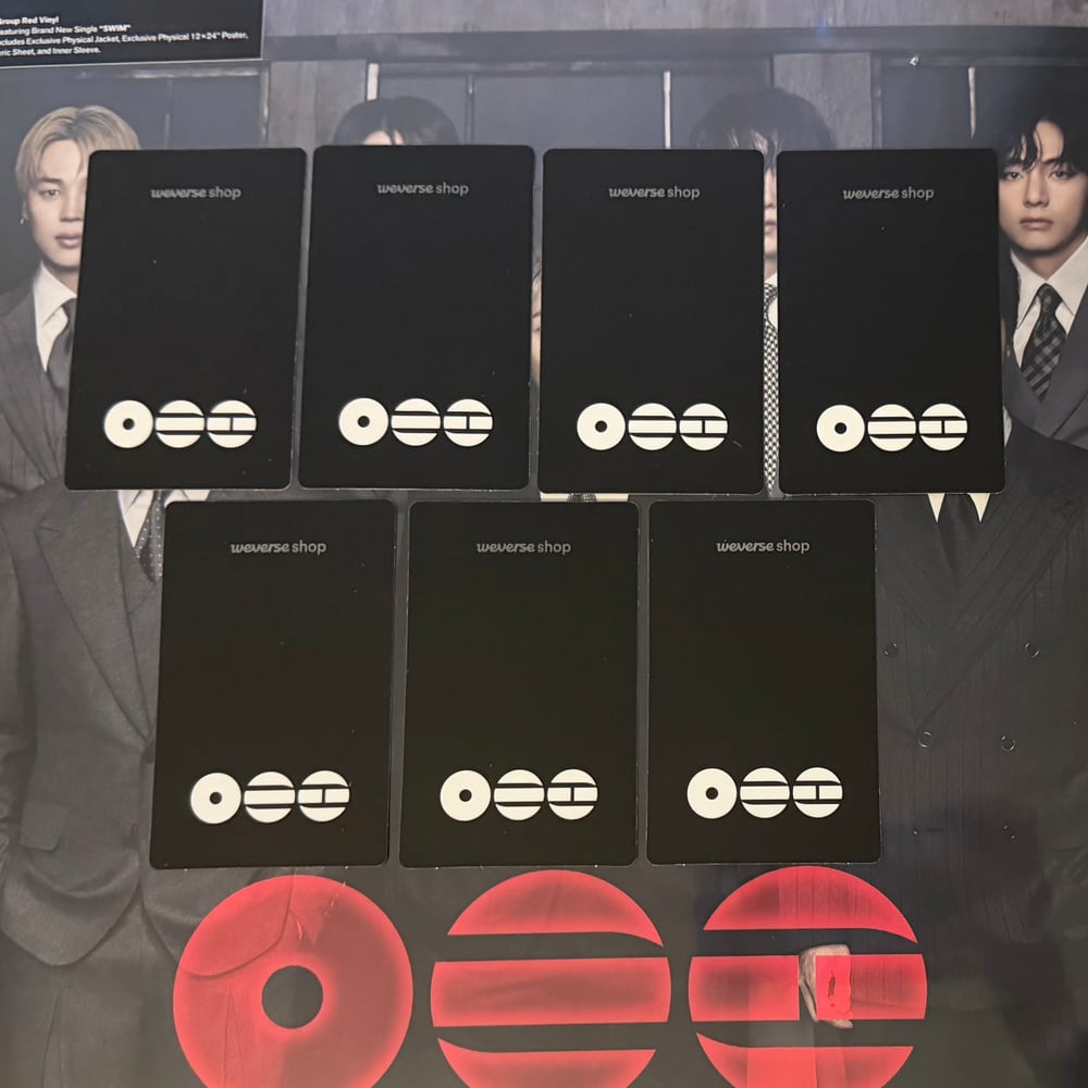 Image of BTS ‘ARIRANG’ Weverse Shop POB Photocard A