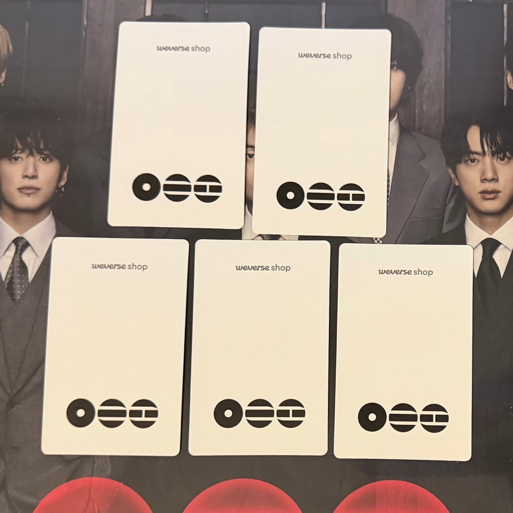 Image of BTS ‘ARIRANG’ Weverse Shop POB Photocard B