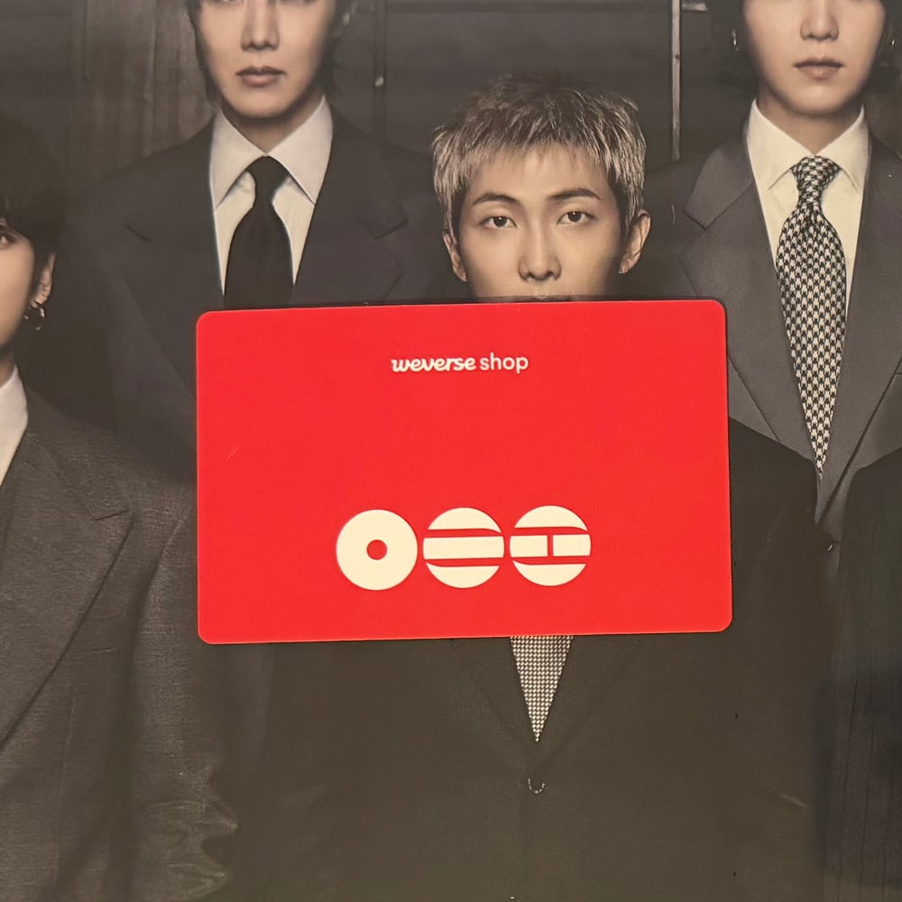 Image of BTS ‘ARIRANG’ Weverse Shop POB Early Bird Unit Photocard