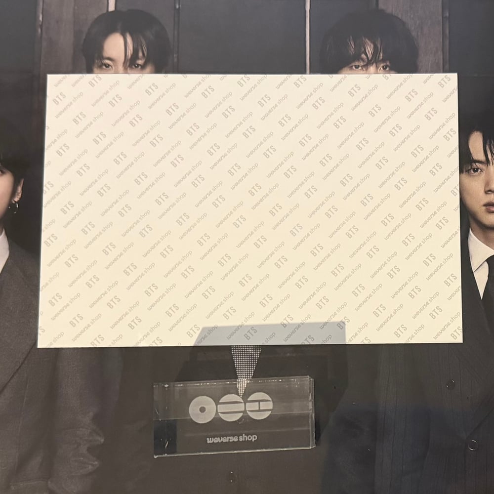 Image of BTS ‘ARIRANG’ Weverse Shop POB Group Photo Stand