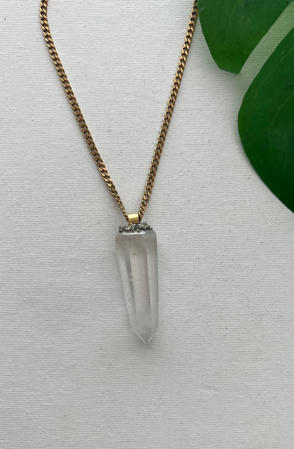 Image of SISA • Clear Quartz Necklace