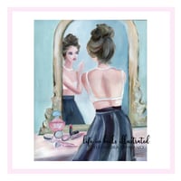 Image 1 of ART PRINT:  DRESSING ROOM DRAMA