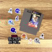 Image 3 of Tecmo Super Bowl NES Sticker/Magnet Sets (38 Pieces) 