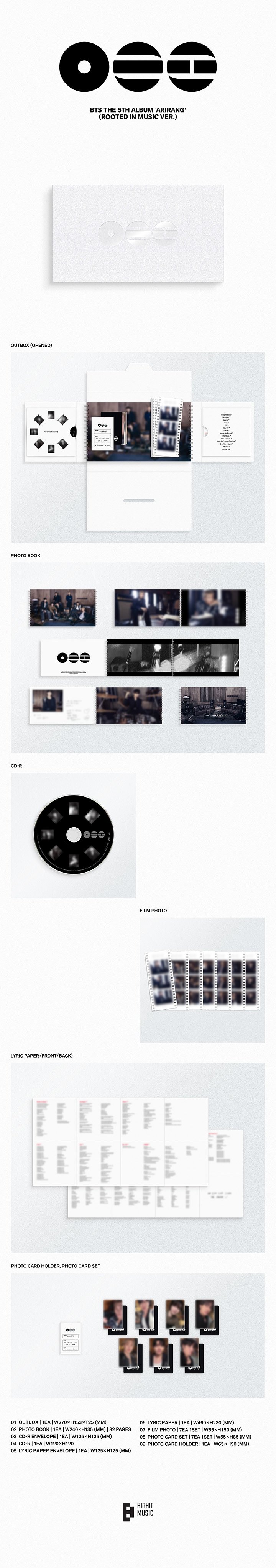 Image of BTS ‘ARIRANG’ Standard Ver. - Giveway winner order SET