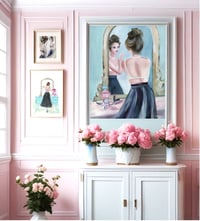 Image 2 of ART PRINT:  DRESSING ROOM DRAMA