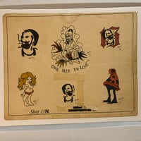 Image 1 of 1976 hand colored Spaulding & Roger’s production sheet one life to live 11x14