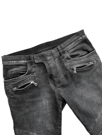 Image 3 of Balmain Biker Moto Jeans - 32