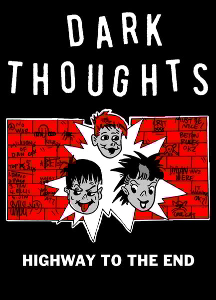 Image of HIGHWAY TO THE END CARTOON SHIRT