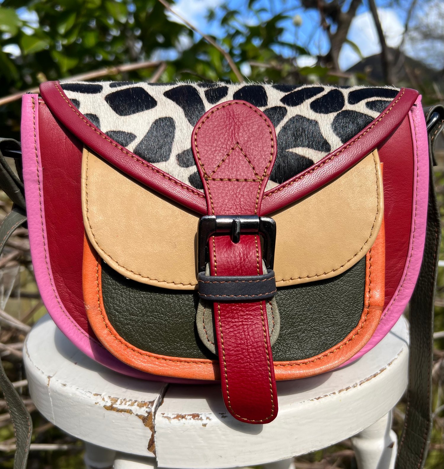 Image of Multicoloured Saddle #37B