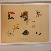 Image 2 of 1976 Spaulding & Roger’s hand colored production sheet last hit 11x14