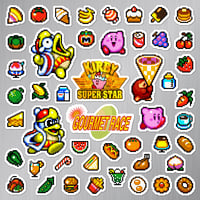 Image 2 of Kirby Super Star: Gourmet Race Sticker/Magnet Sets (48 Pieces) 