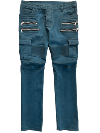 Image 1 of Balmain Biker Moto Cargo Jeans - 35