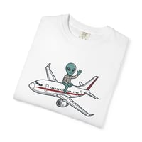 Image 5 of Alien Pilot Airplane T-Shirt // Area 51 Custom T-shirt