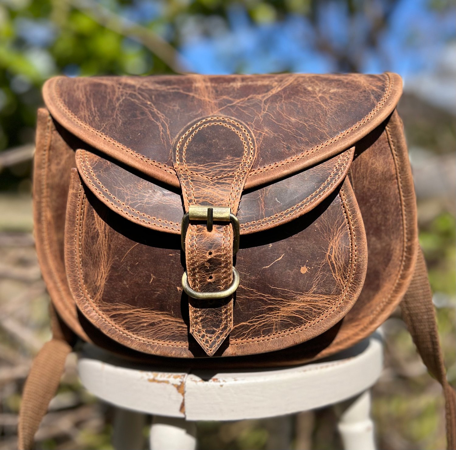 Image of Buffalo Saddle Bag #Rustic