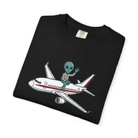 Image 13 of Alien Pilot Airplane T-Shirt // Area 51 Custom T-shirt
