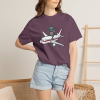 Image 16 of Alien Pilot Airplane T-Shirt // Area 51 Custom T-shirt